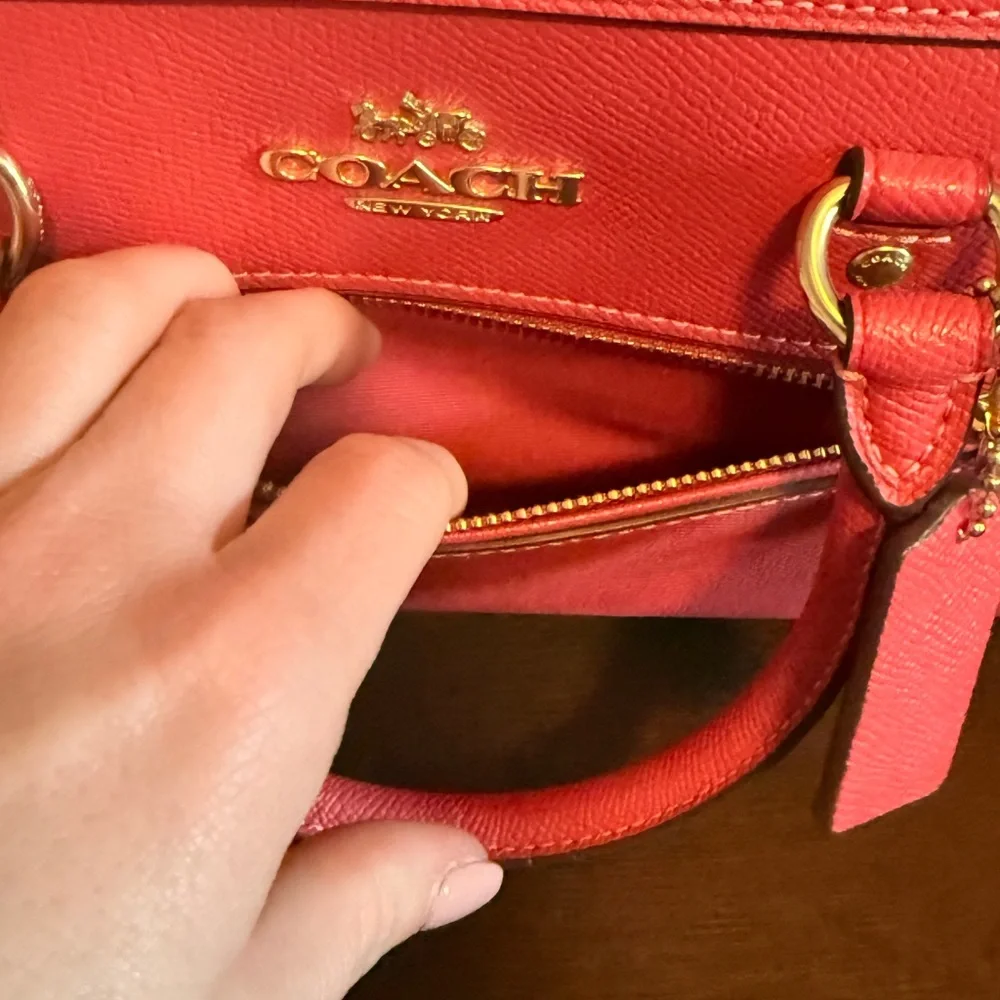 Coach Rowan Satchel with Signature Wallet; last pic best for color - Picture 7 of 14